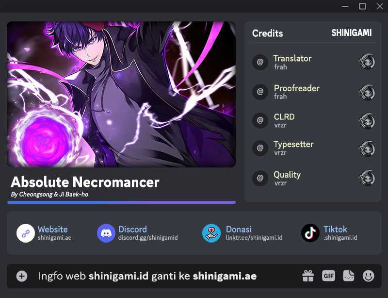 Baca Komik Absolute Necromancer Chapter 31 Gambar 1