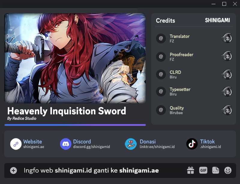 Baca Komik Heavenly Inquisition Sword Chapter 66 Gambar 1