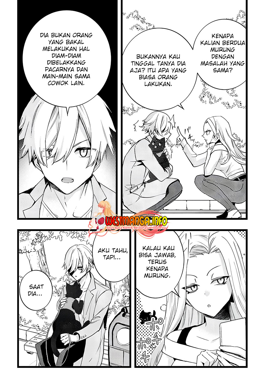 Chiteki de Cool na Kouhai Bijo, Ore no Kai Neko ni naru Chapter 21 Gambar 4