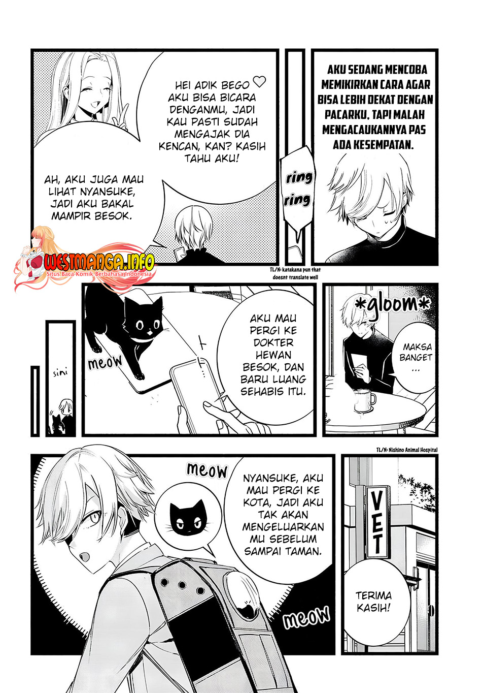 Chiteki de Cool na Kouhai Bijo, Ore no Kai Neko ni naru Chapter 20 Gambar 8