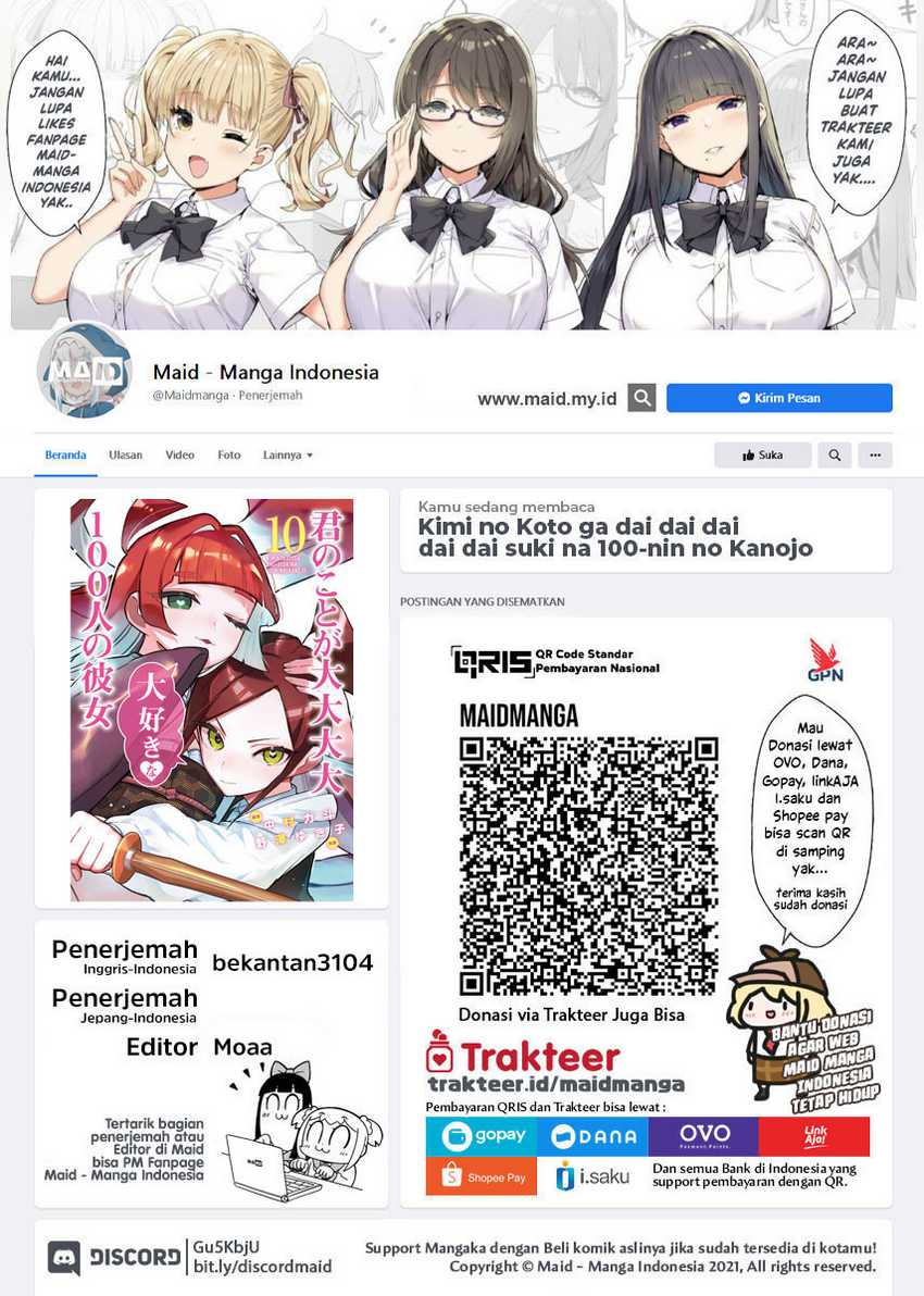 Baca Kimi no Koto ga Dai Dai Dai Dai Daisuki na 100-ri no Kanojo Chapter 108 Gambar 2