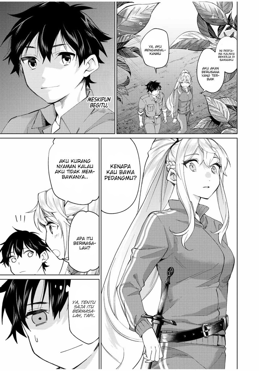 Tanbo de Hirotta Onna Kishi, Inaka de Ore no Yome da to Omowareteiru Chapter 08 Gambar 5