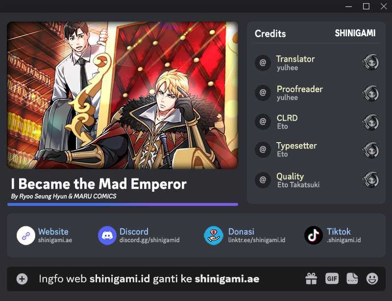 Baca Komik I Became the Mad Emperor Chapter 43 Gambar 1