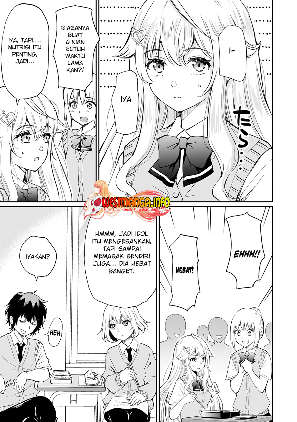 Isshou Hatarakitakunai Ore ga Classmate no Daininki Idol ni Natsukaretara Chapter 06 Gambar 21