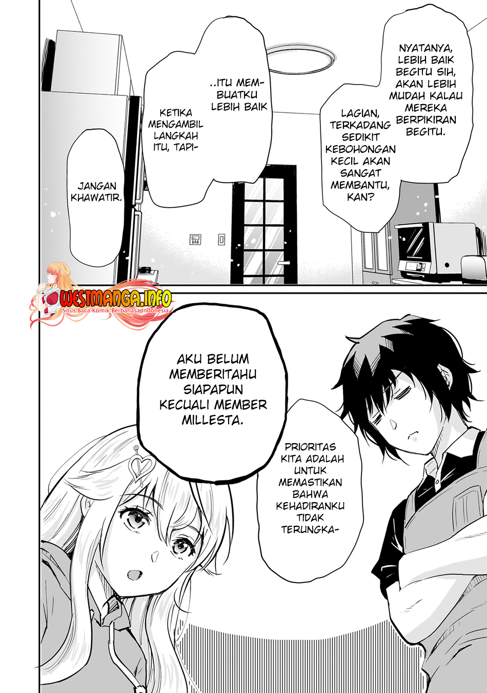 Isshou Hatarakitakunai Ore ga Classmate no Daininki Idol ni Natsukaretara Chapter 06 Gambar 24