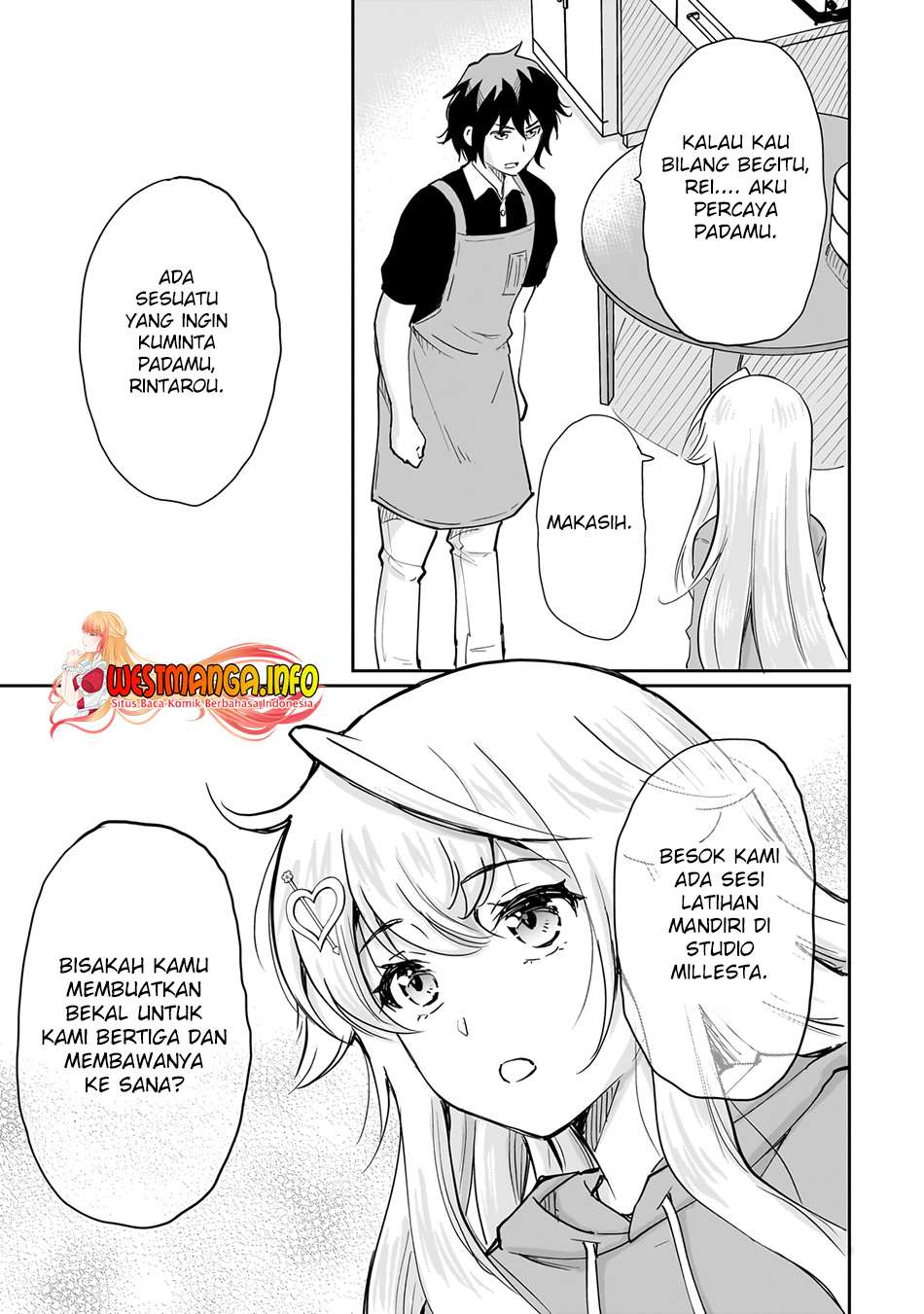 Isshou Hatarakitakunai Ore ga Classmate no Daininki Idol ni Natsukaretara Chapter 06 Gambar 27