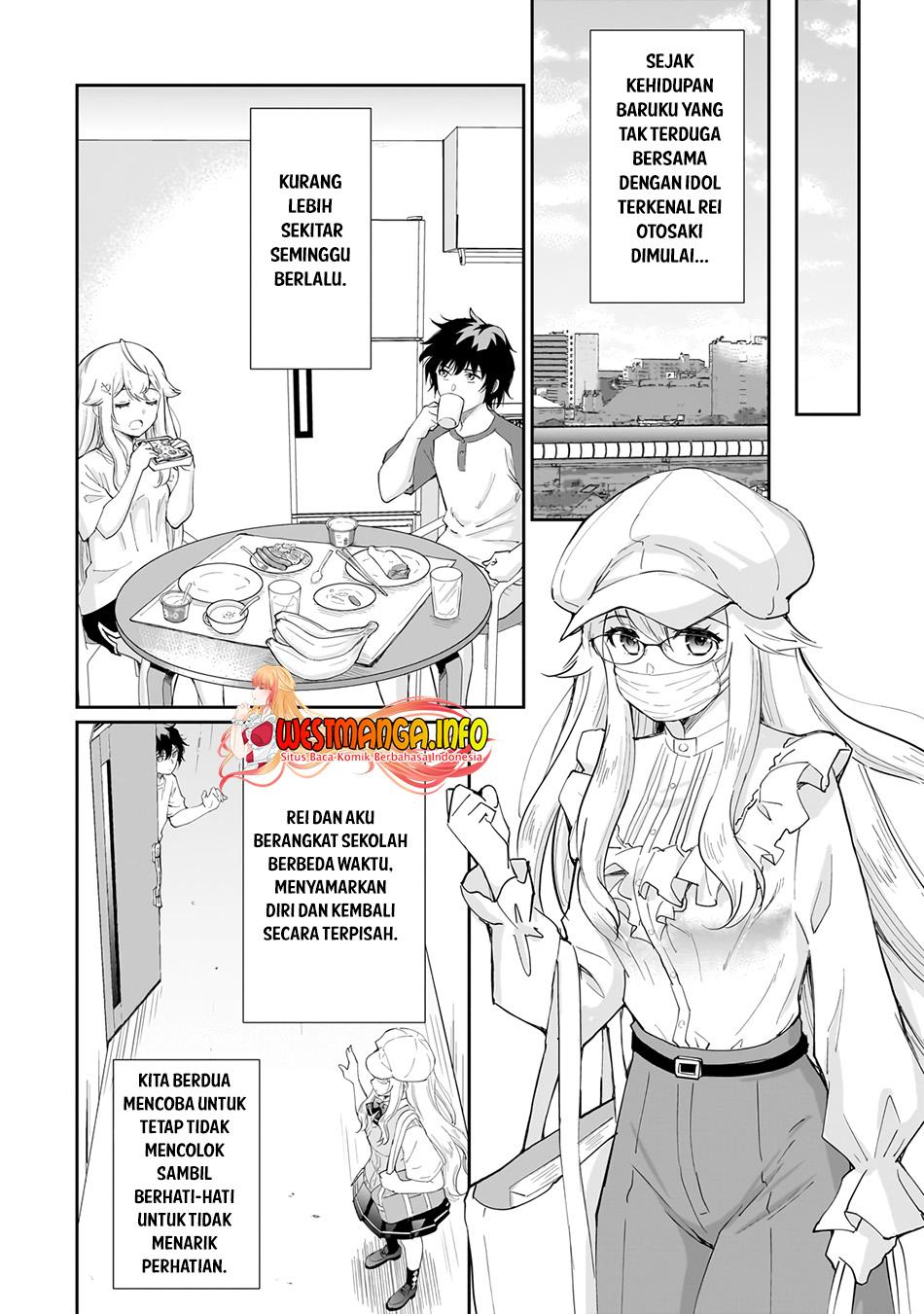 Isshou Hatarakitakunai Ore ga Classmate no Daininki Idol ni Natsukaretara Chapter 06 Gambar 8