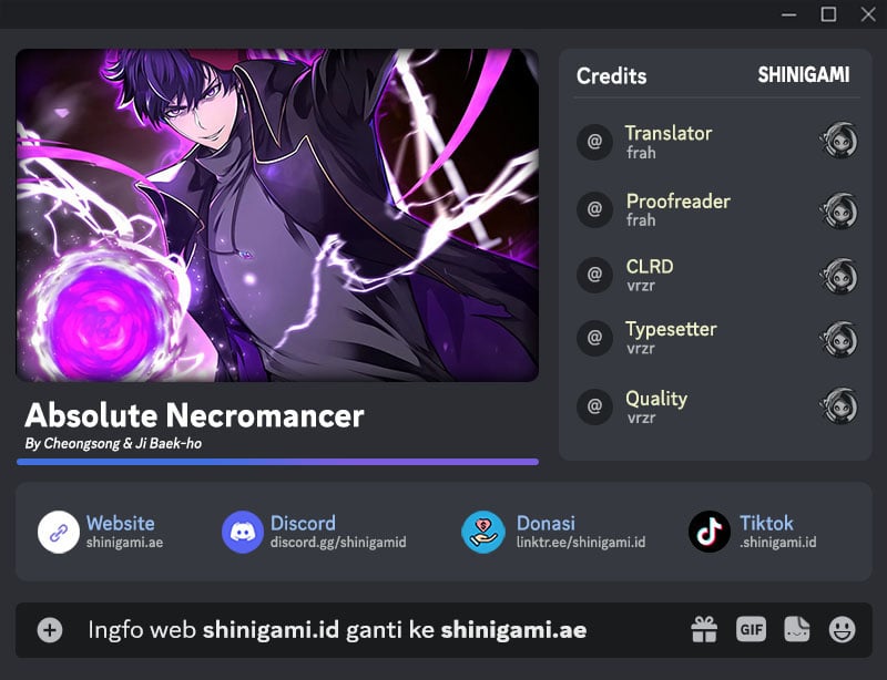 Baca Komik Absolute Necromancer Chapter 32 Gambar 1