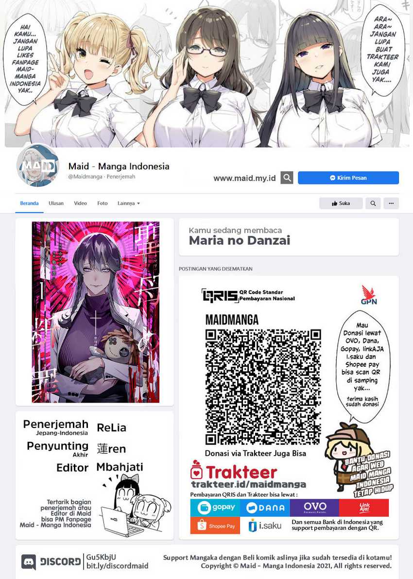 Baca Maria no Danzai Chapter 08 Gambar 2