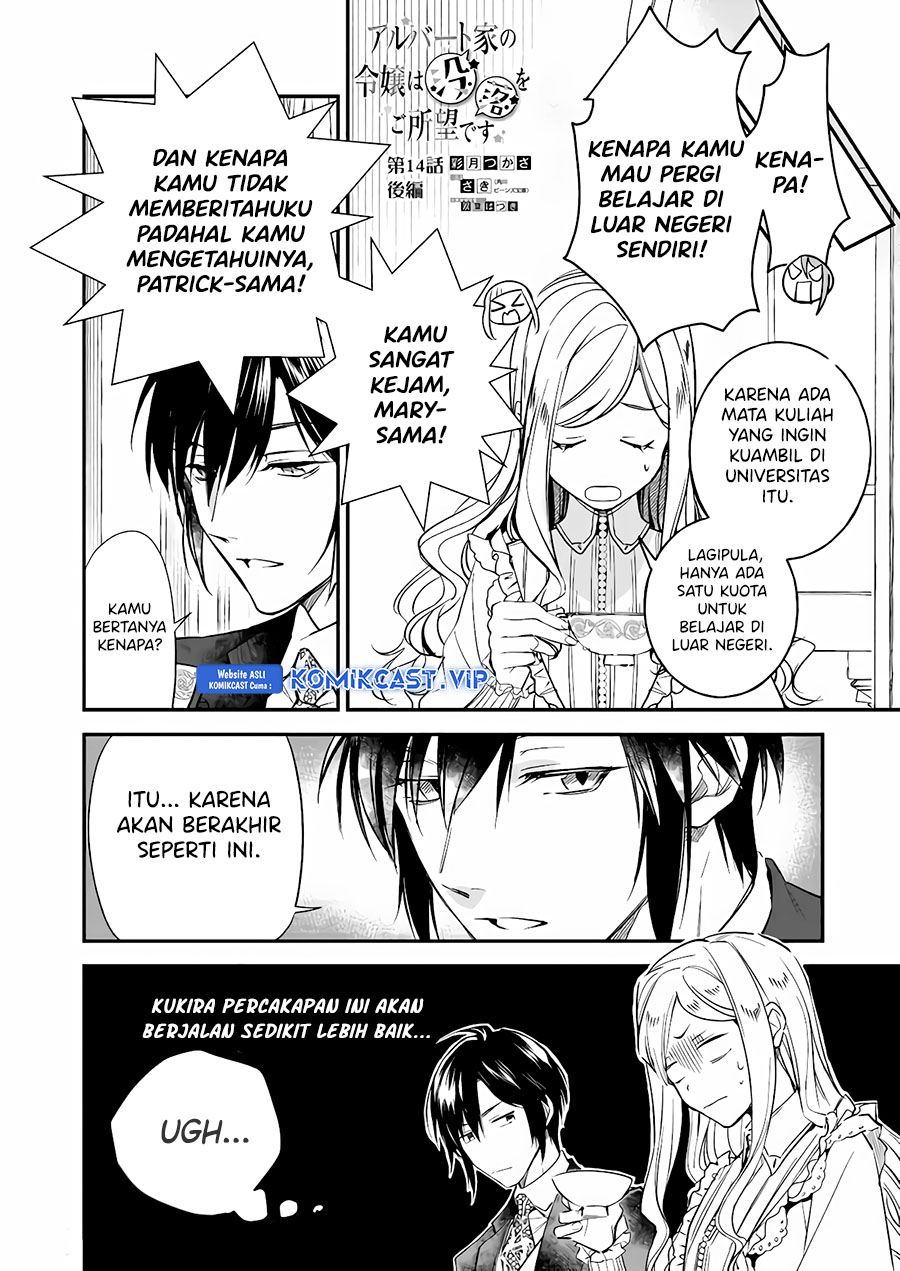 Albert Ke no Reijou wa Botsuraku wo go Shomou desu Chapter 14 Gambar 21