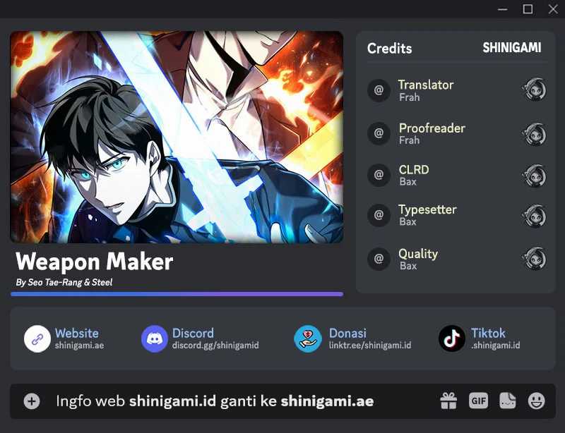 Baca Komik Weapon Maker Chapter 09 Gambar 1