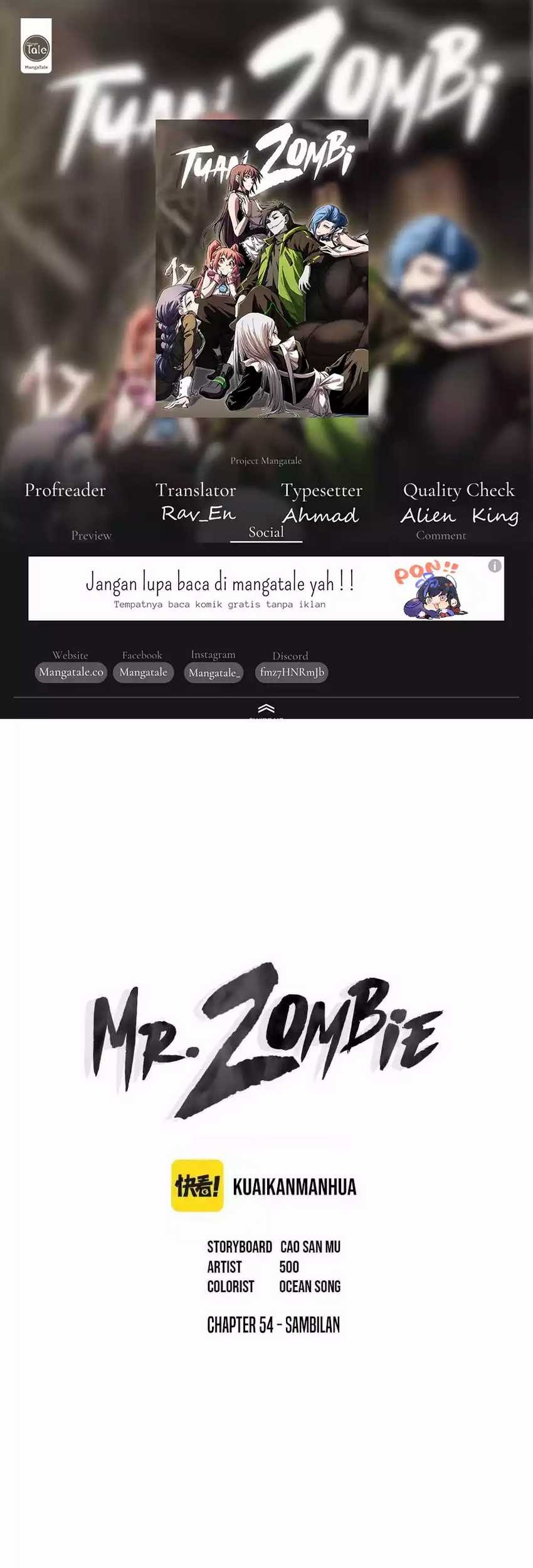 Baca Komik Mr. Zombie Chapter 54 Gambar 1