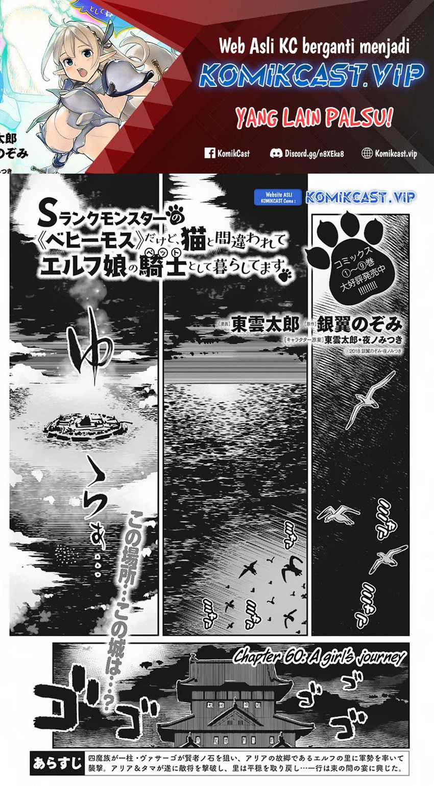 Baca S-Rank Monster no Behemoth Dakedo, Neko to Machigawarete Erufu Musume no Kishi (Pet) Toshite Kurashitemasu Chapter 60 Gambar 2