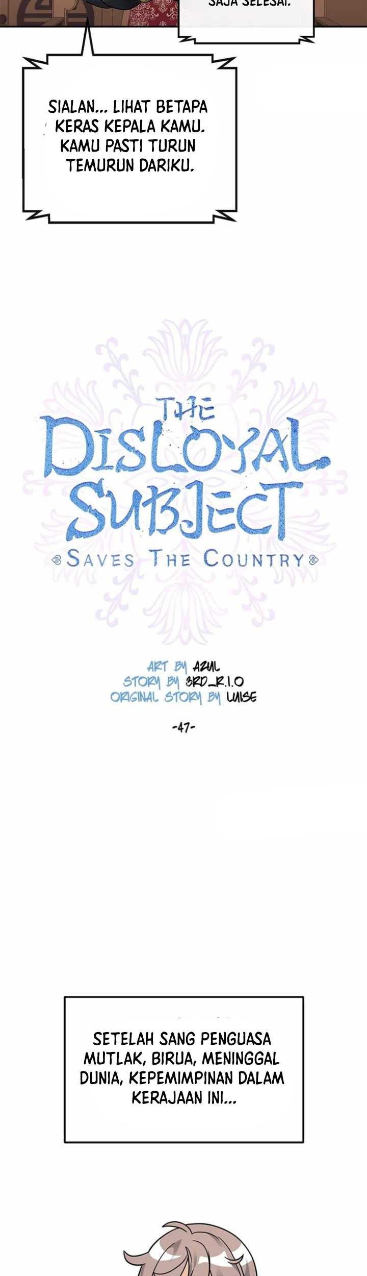 Treacherous Subject Saves the Country Chapter 47 Gambar 8