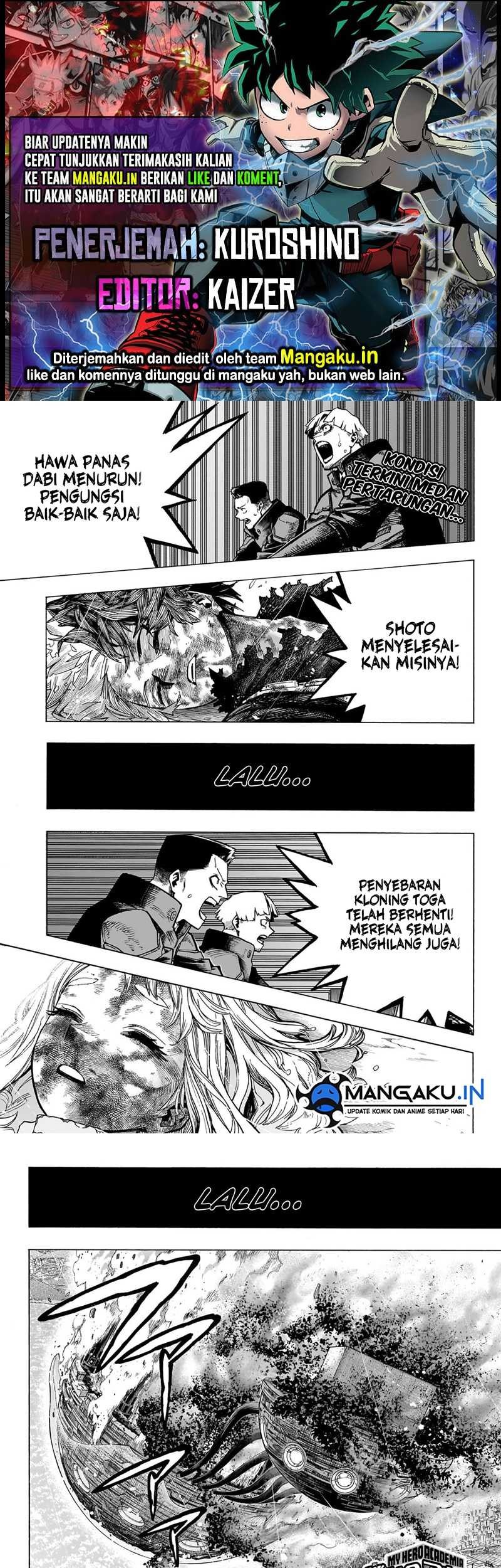 Baca Komik Boku no Hero Academia Chapter 402 Gambar 1