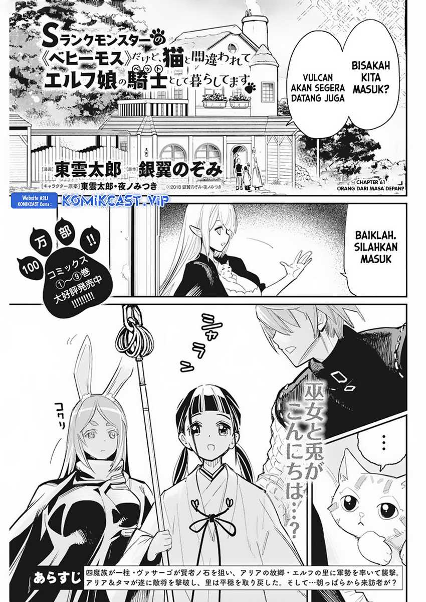Baca S-Rank Monster no Behemoth Dakedo, Neko to Machigawarete Erufu Musume no Kishi (Pet) Toshite Kurashitemasu Chapter 61 Gambar 2