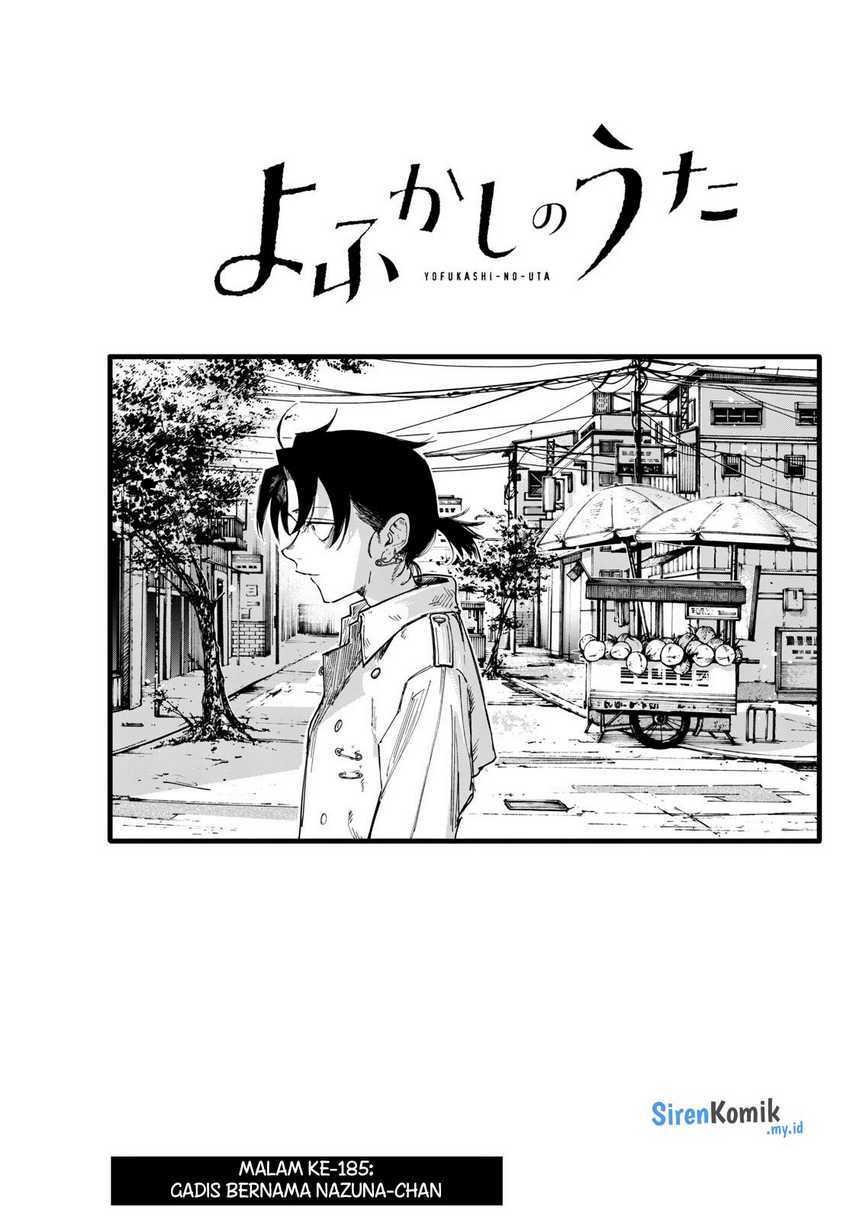 Yofukashi no Uta Chapter 185 Gambar 4
