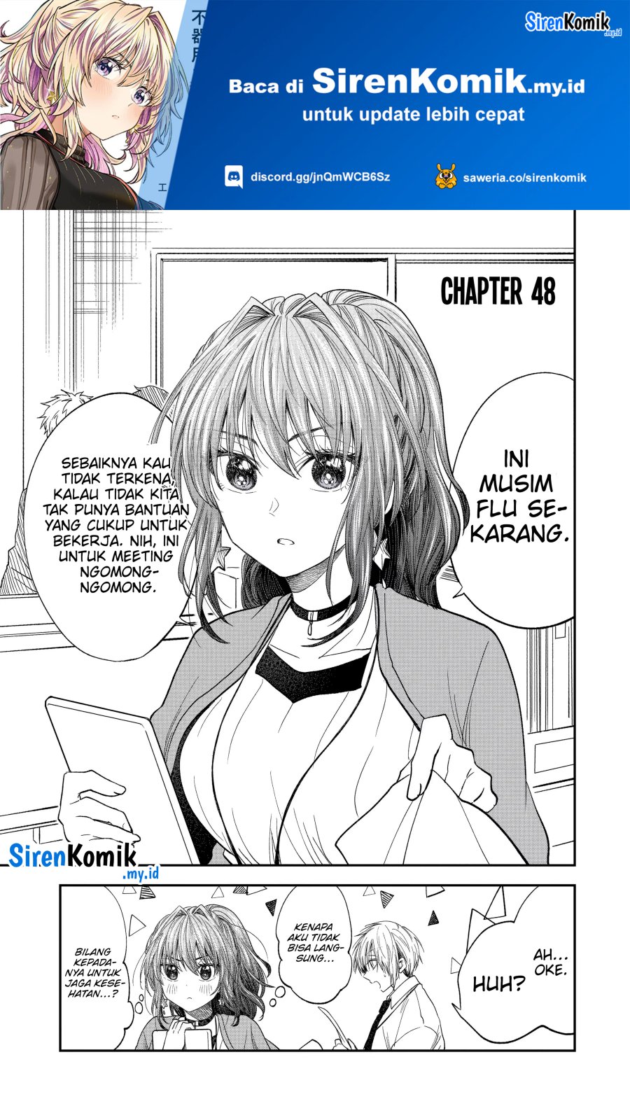Baca Awkward Senpai Serialization Chapter 48 Gambar 2