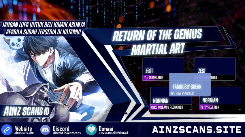 Baca Komik Return Of The Martial Arts Genius Chapter 22 Gambar 1