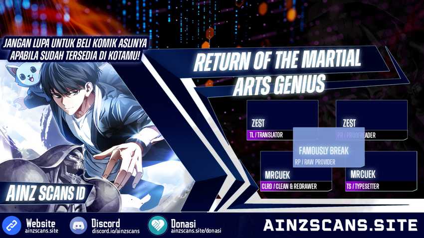 Baca Komik Return Of The Martial Arts Genius Chapter 20 Gambar 1
