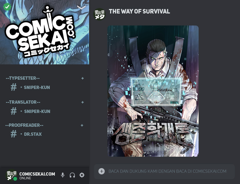 Baca Komik The Way Of Survival Chapter 11 Gambar 1