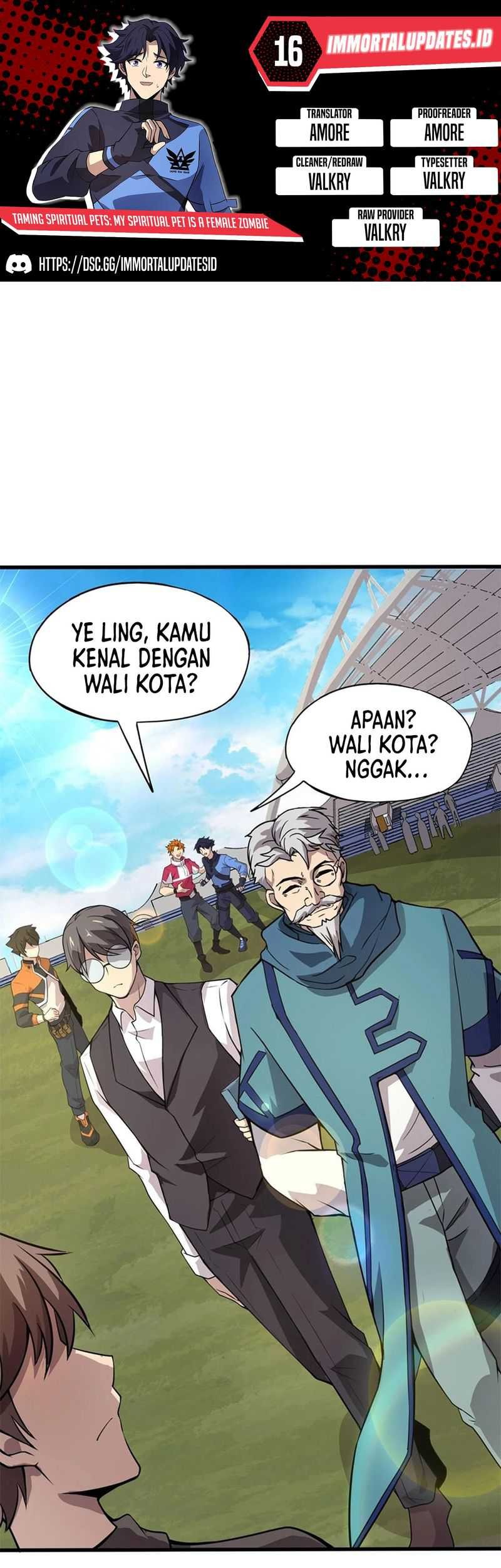 Baca Komik Taming Spiritual Pets: My Spiritual Pet is a Female Zombie Chapter 16 Gambar 1