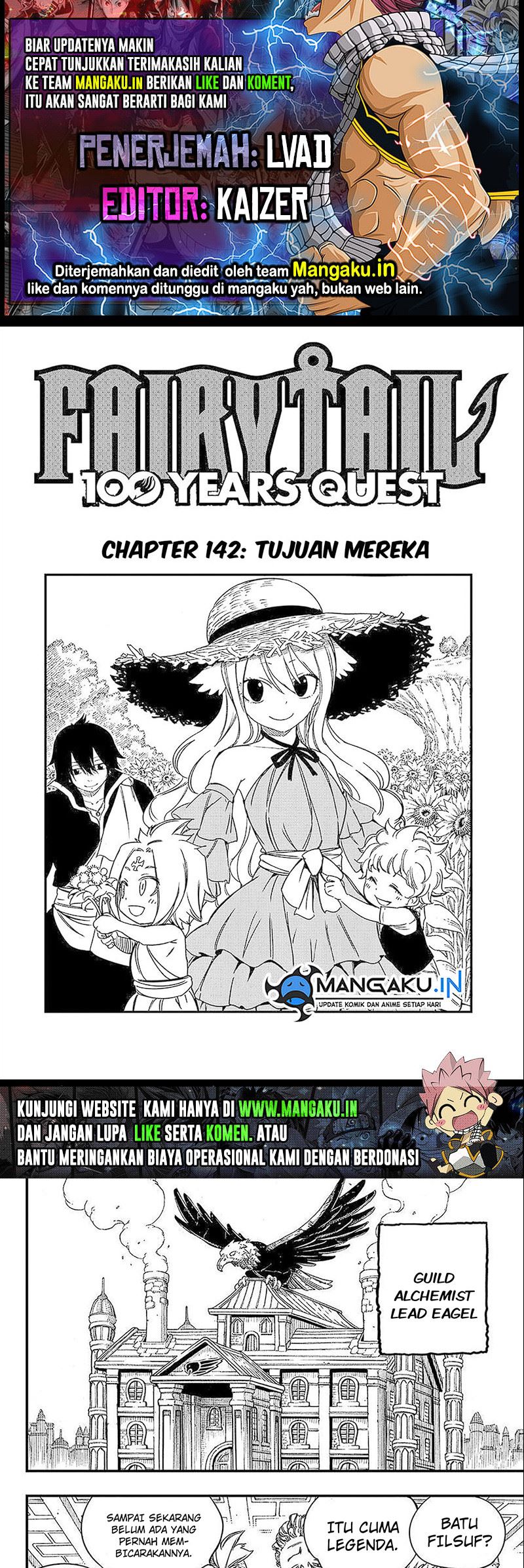 Baca Komik Fairy Tail: 100 Years Quest Chapter 142 Gambar 1