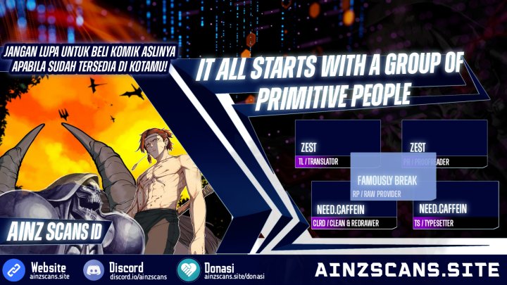 Baca Komik It All Starts With A Group Of Primitive People Chapter 53 Gambar 1