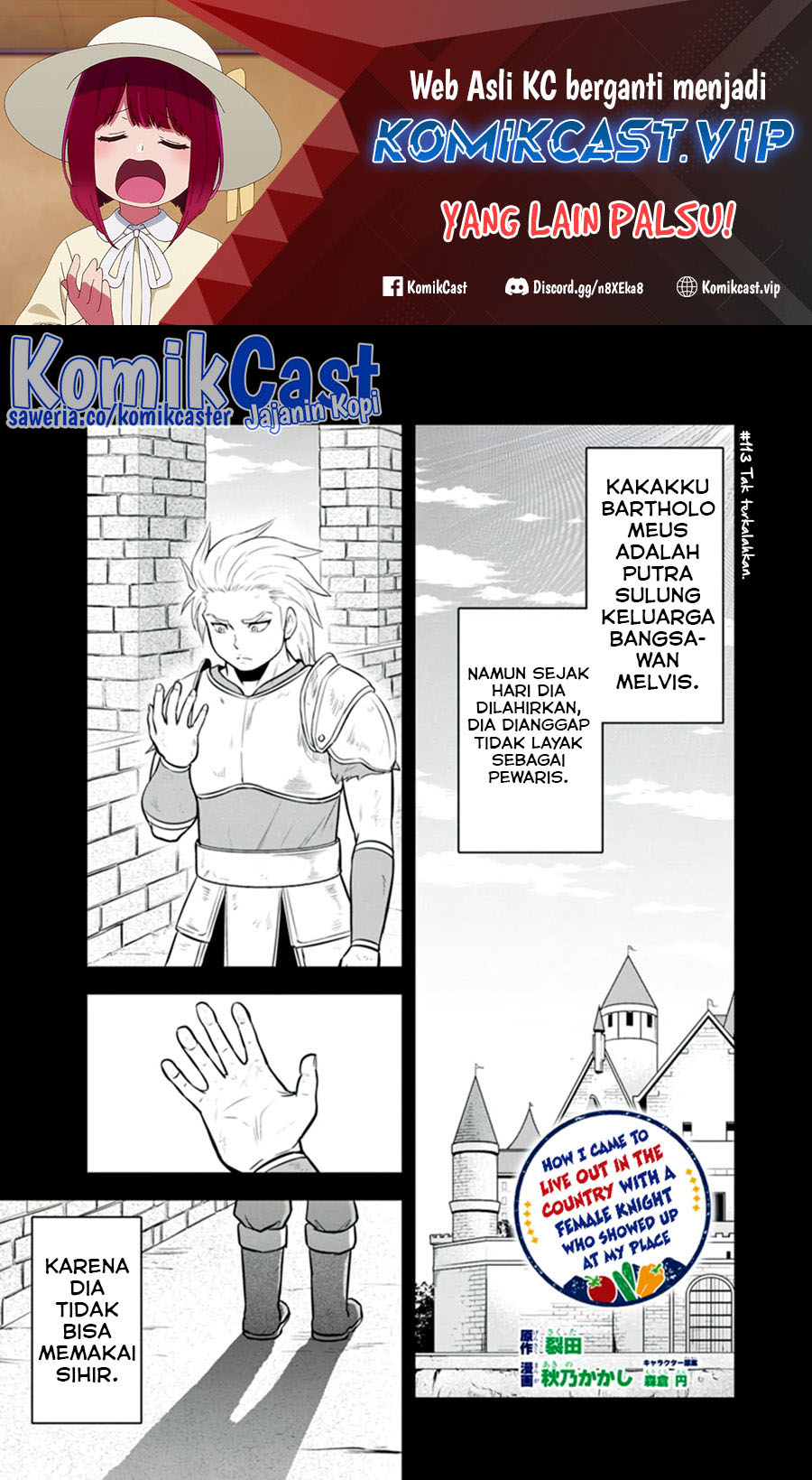 Baca  Orenchi ni Kita Onna Kishi to: Inakagurashi suru Koto ni Natta Ken Chapter 113 Gambar 2