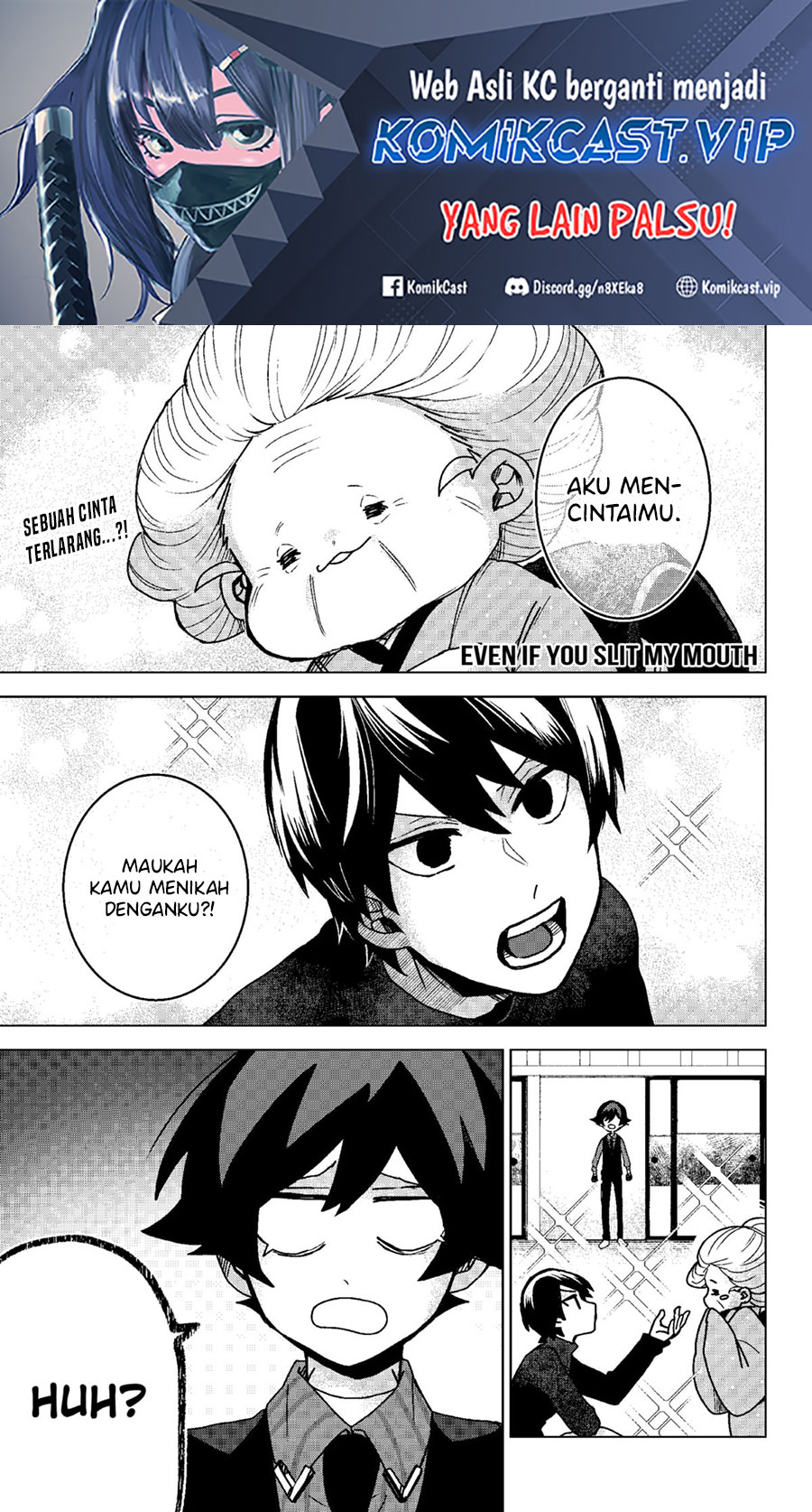 Baca Kuchi ga Saketemo Kimi ni wa Chapter 73 Gambar 2