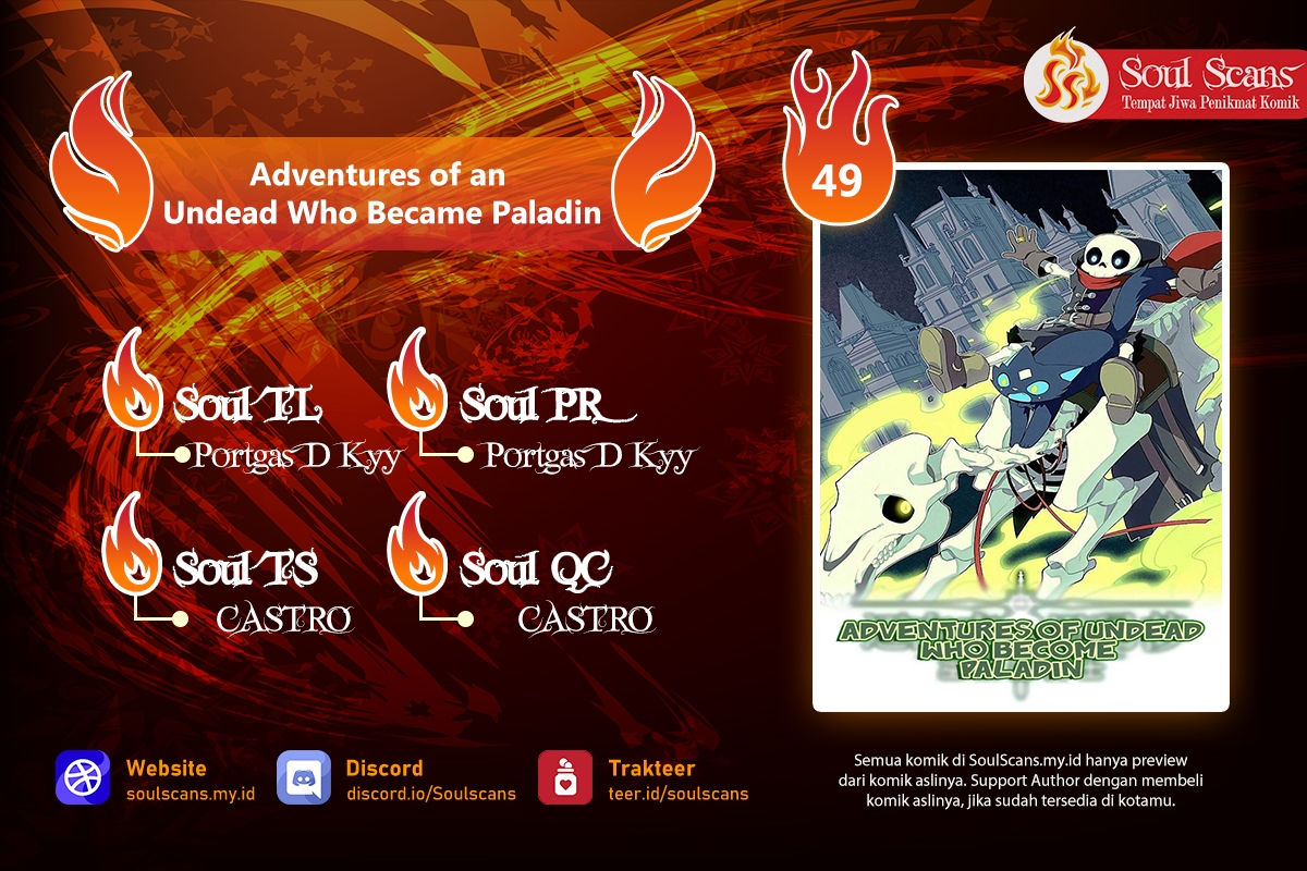 Baca Komik Adventures of an Undead Who Became Paladin Chapter 49 Gambar 1