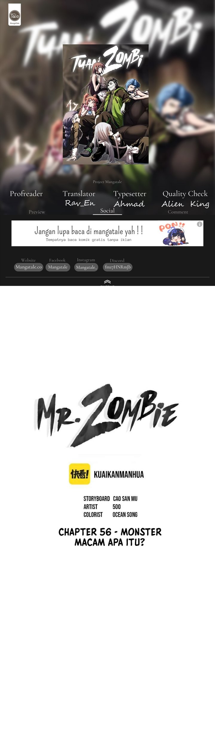 Baca Komik Mr. Zombie Chapter 56 Gambar 1