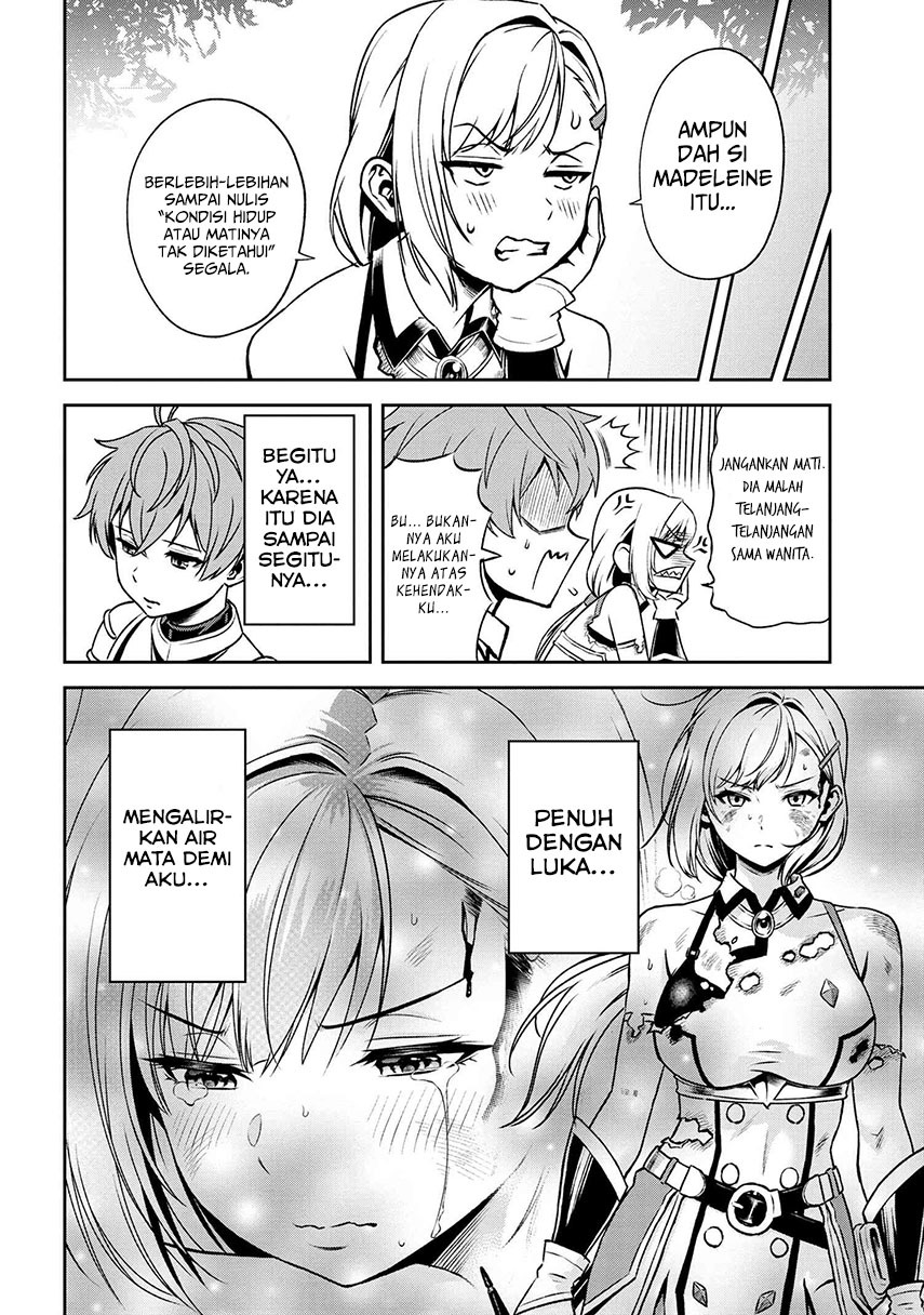 Toshiue elite onna kishi ga boku no mae de dake kawaii Chapter 14.2 Gambar 14