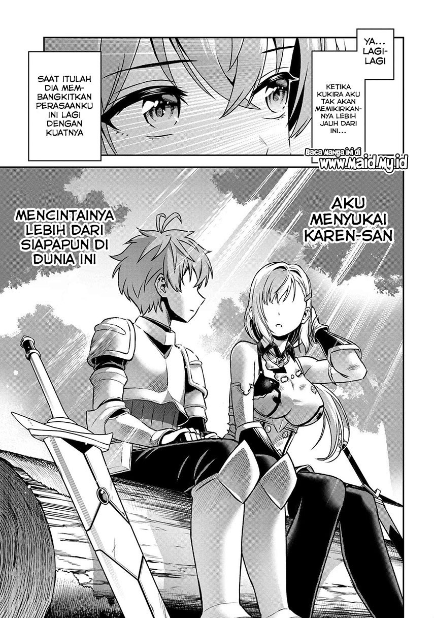 Toshiue elite onna kishi ga boku no mae de dake kawaii Chapter 14.2 Gambar 15