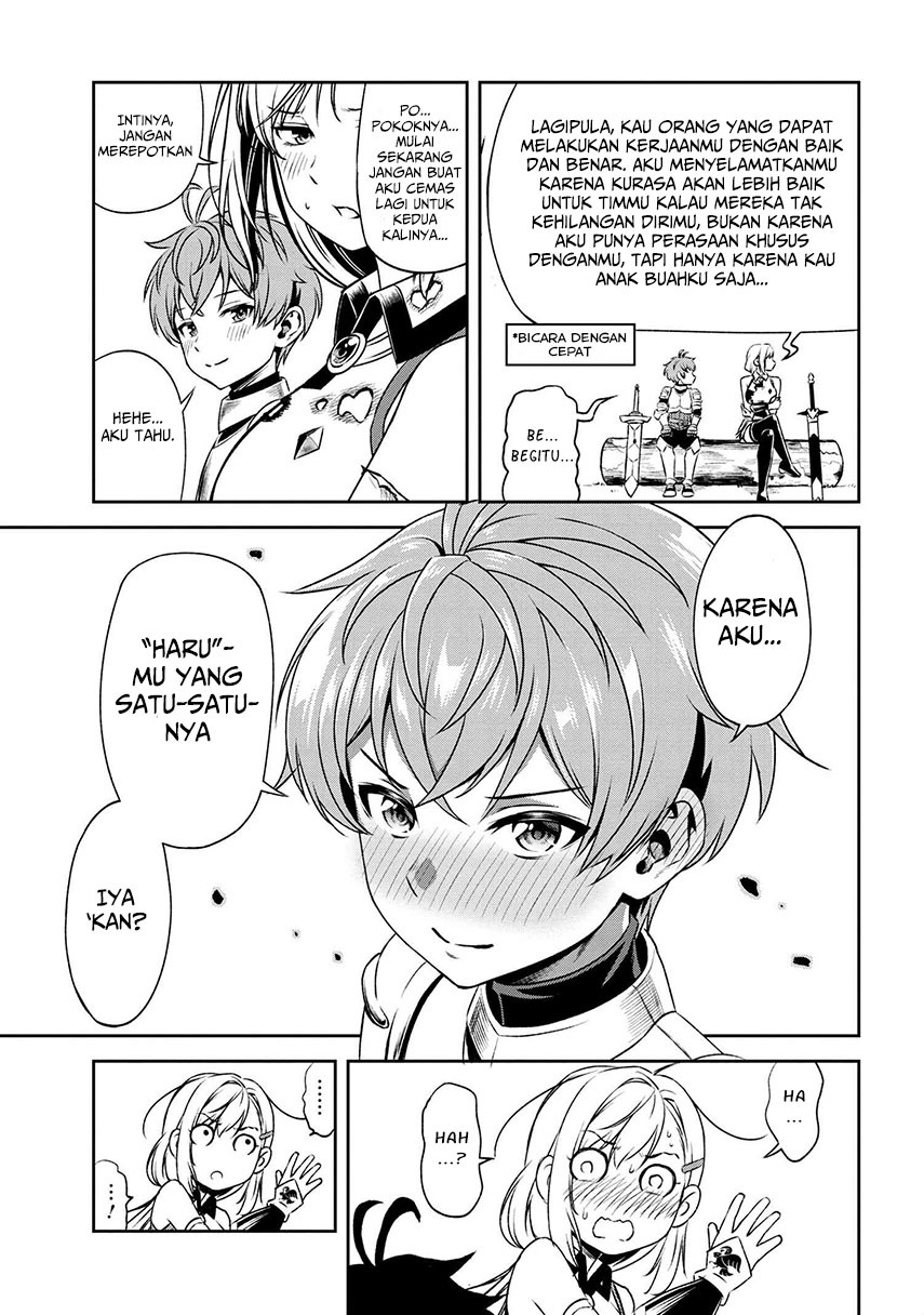 Toshiue elite onna kishi ga boku no mae de dake kawaii Chapter 14.2 Gambar 17