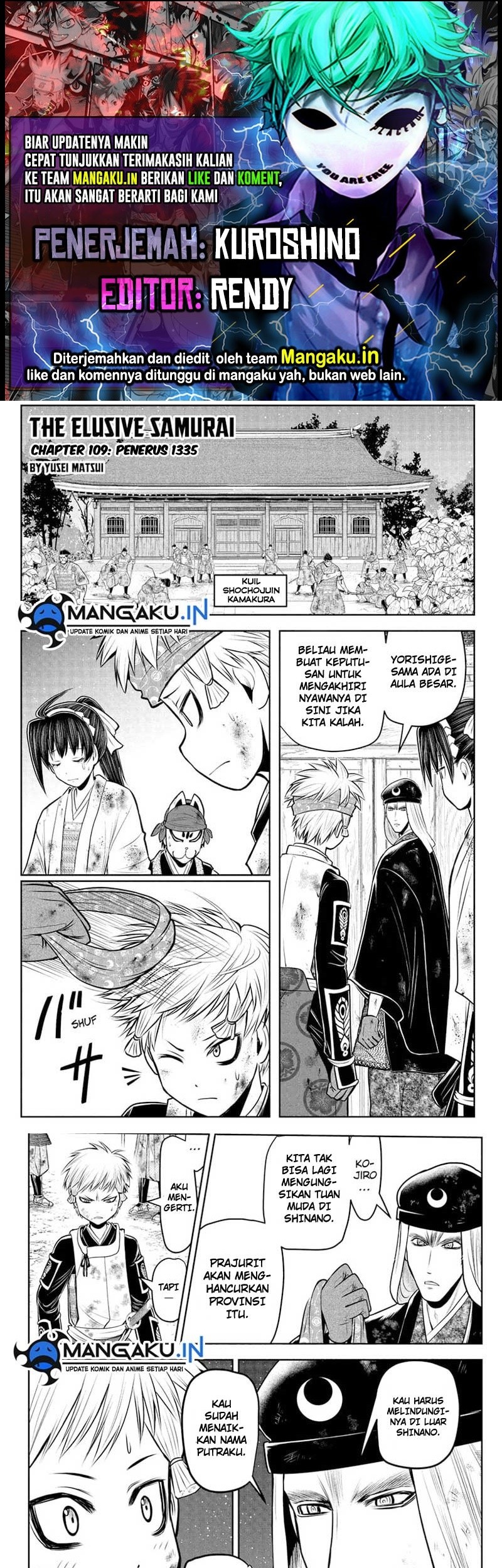Baca Komik The Elusive Samurai Chapter 109 Gambar 1