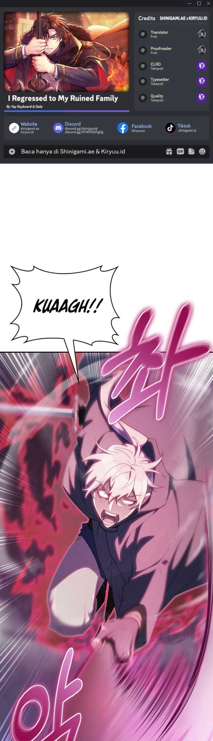 Baca Komik I Regressed to My Ruined Family Chapter 59 Gambar 1