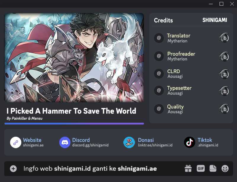 Baca Komik I Picked A Hammer To Save The World Chapter 49 Gambar 1