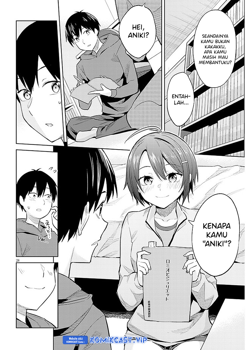 Jitsu wa Gimai (Imouto) deshita. ~Saikin de Kitagiri no Otouto no Kyorikan ga Yatara Chikaiwake~ Chapter 13 Gambar 29