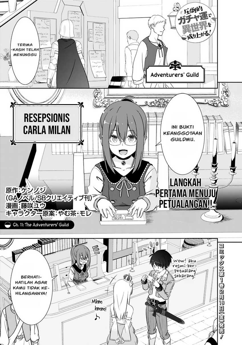 Baca Attouteki Gacha Un De Isekai O Nariagaru! Chapter 11 Gambar 2
