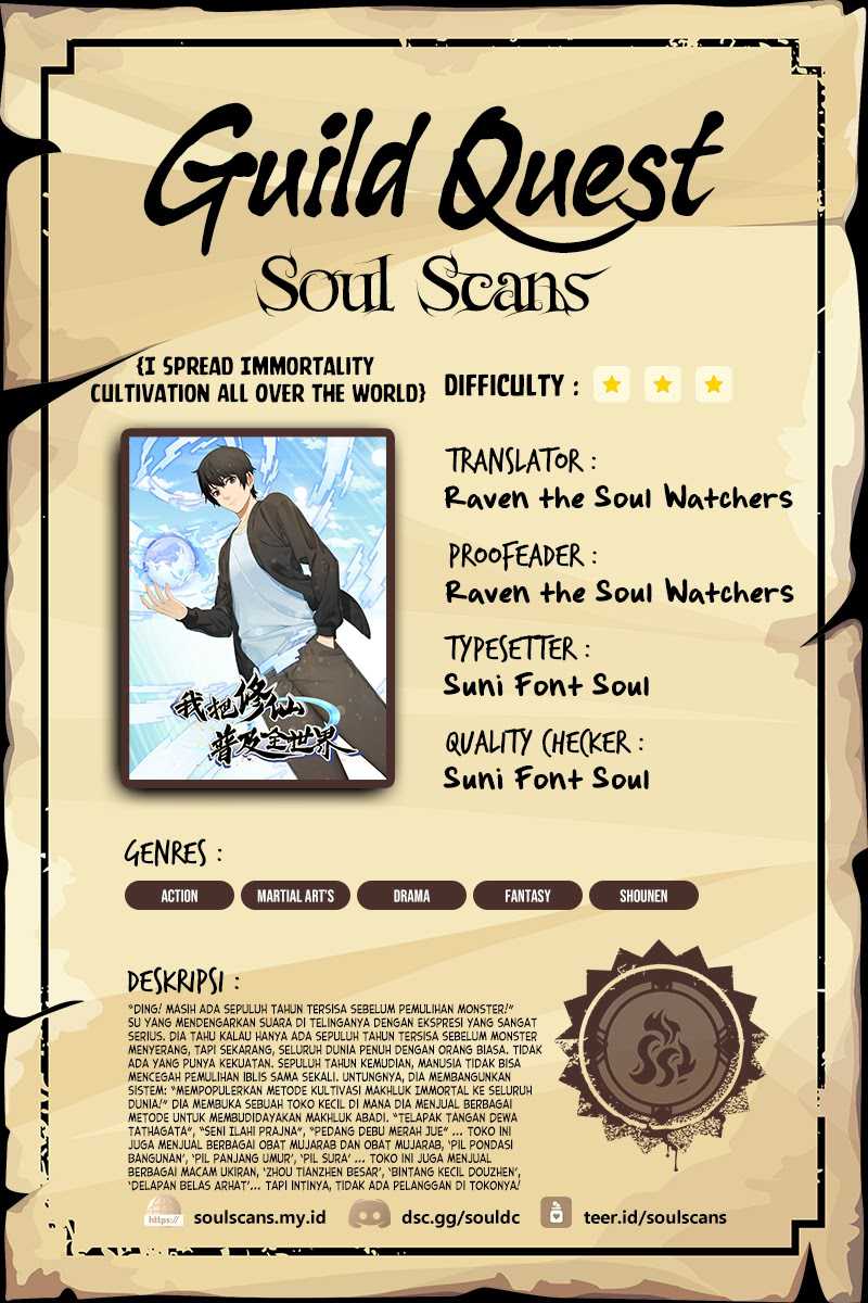 Baca Komik I Spread Immortality All Over The World Chapter 15 Gambar 1