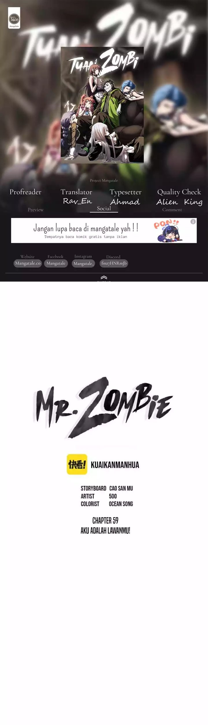 Baca Komik Mr. Zombie Chapter 59 Gambar 1