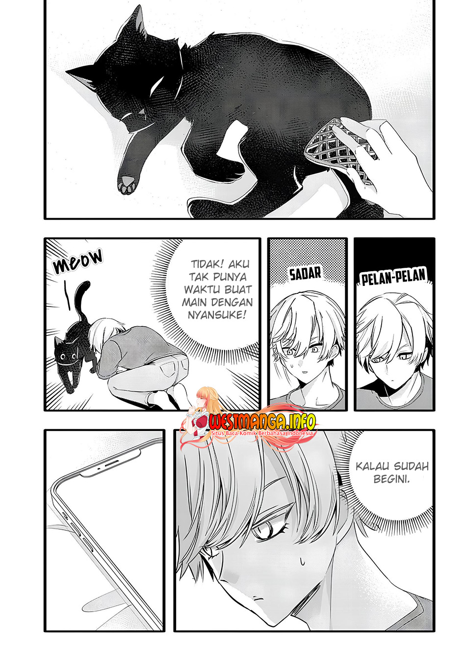 Chiteki de Cool na Kouhai Bijo, Ore no Kai Neko ni naru Chapter 23 Gambar 7