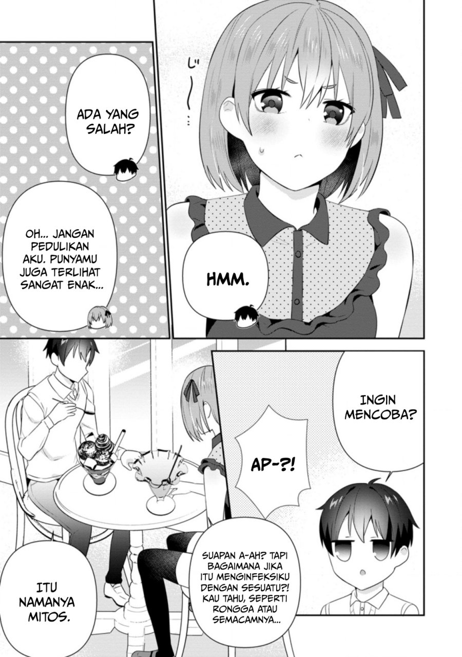 The Cute Girl Sitting Next to Me Is Trying to Make Me Fall in Love With Her as a Way to Ridicule Me, but the Tables Were Turned on Her Before She Knew It Chapter 18 Gambar 28
