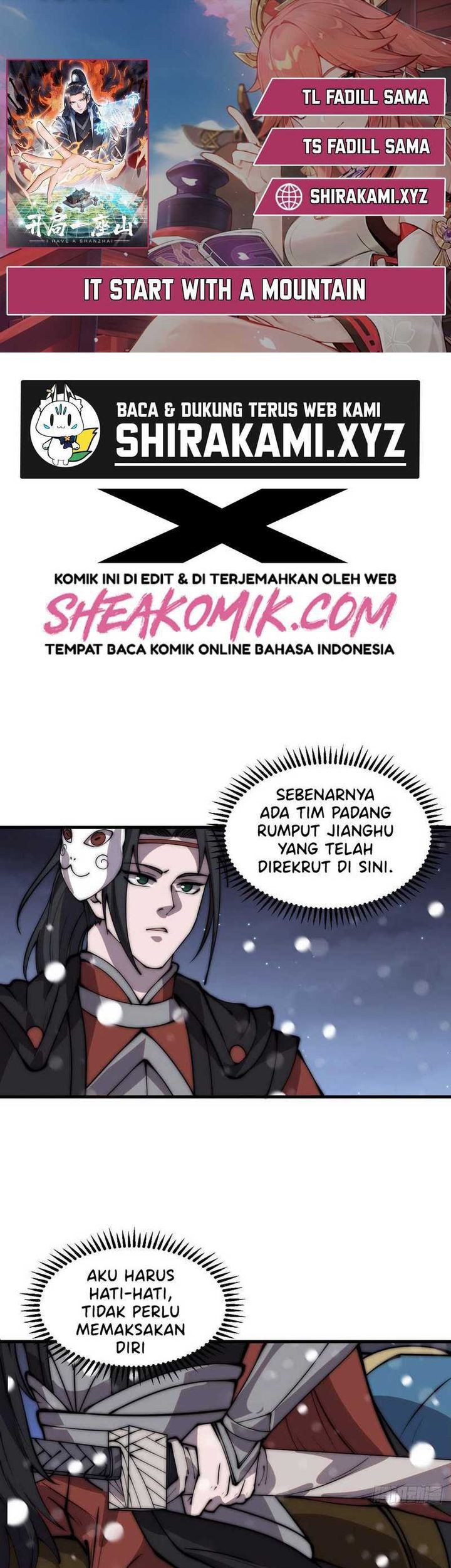 Baca Komik It Starts With A Mountain Chapter 444 Gambar 1