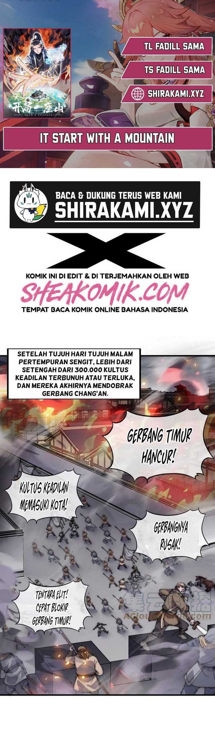 Baca Komik It Starts With A Mountain Chapter 428 Gambar 1