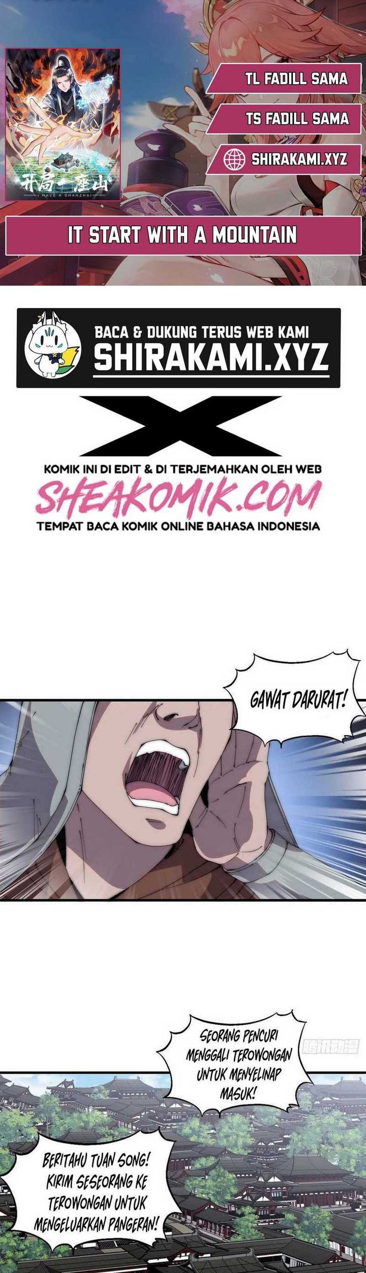 Baca Komik It Starts With A Mountain Chapter 424 Gambar 1
