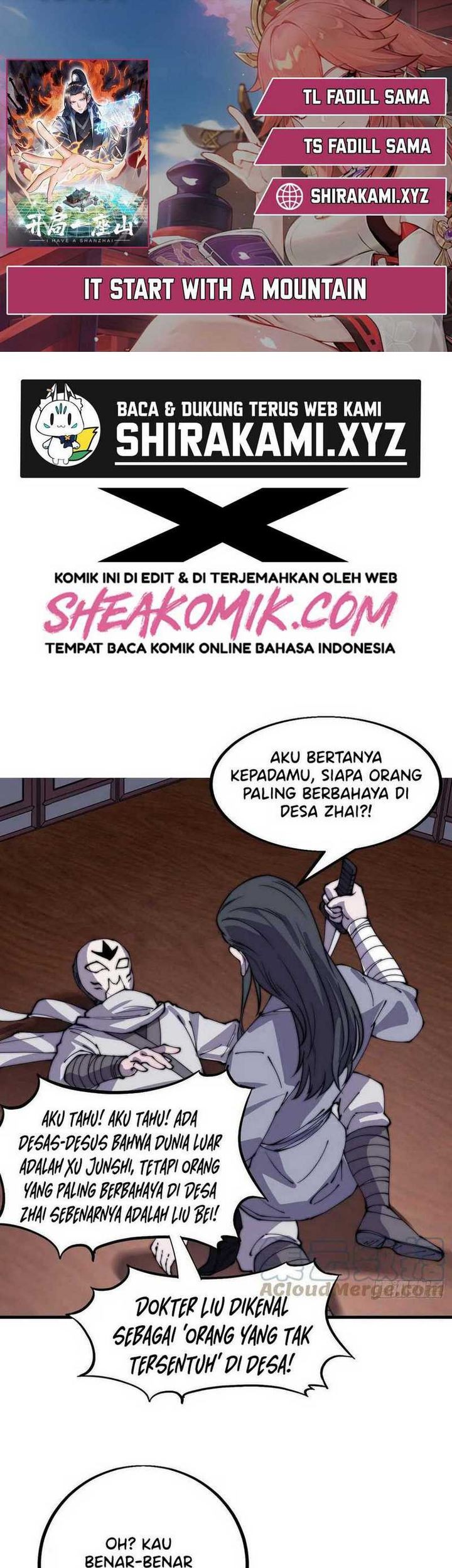 Baca Komik It Starts With A Mountain Chapter 419 Gambar 1