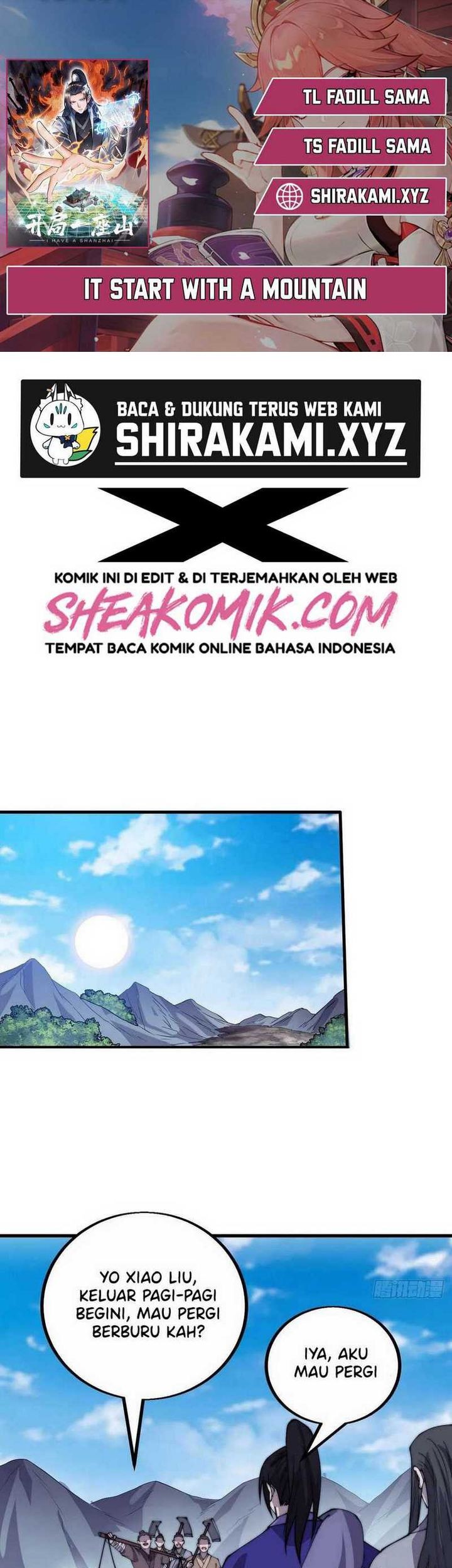 Baca Komik It Starts With A Mountain Chapter 413 Gambar 1