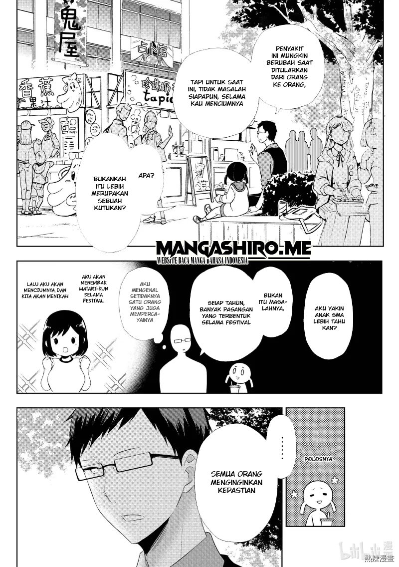 Watari-kun no xx ga Houkai Sunzen Chapter 57 Gambar 19